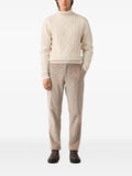 Hackett London argyle cable-knit knit