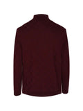 Tombolini check-pattern zip-up cardigan