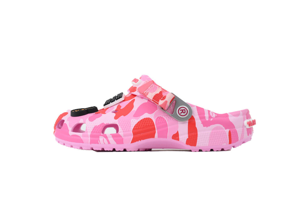 Crocs Classic Clog A Bathing Ape ABC Camo Pink 209627-6I2