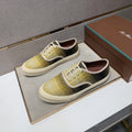 Loro Piana Men's Plaid Low-Top Sneakers