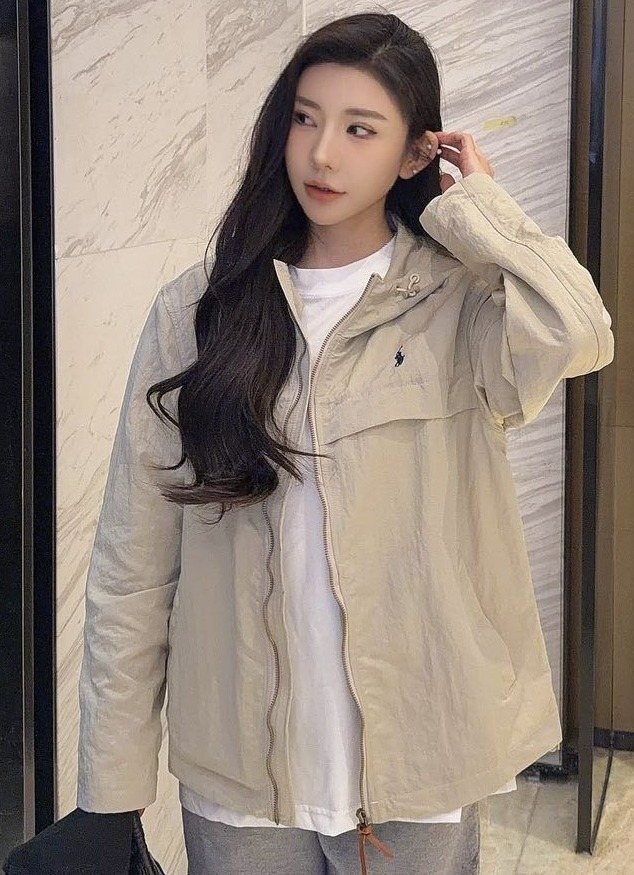 Ralph Lauren Embroidered Horse Logo Hooded Jacket